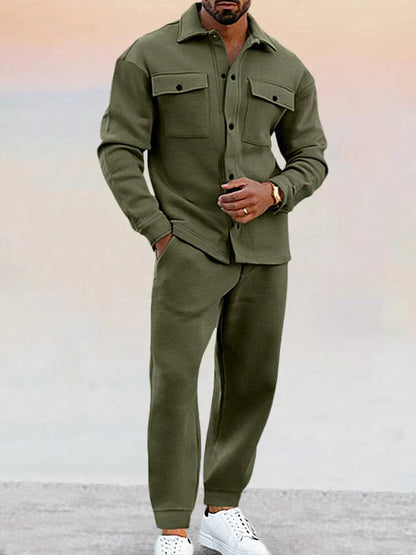 Heren Tweedelige Casual Kleding Set