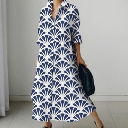 Damesjurk Bloemenprint Zomerjurk Vrouwenjurk