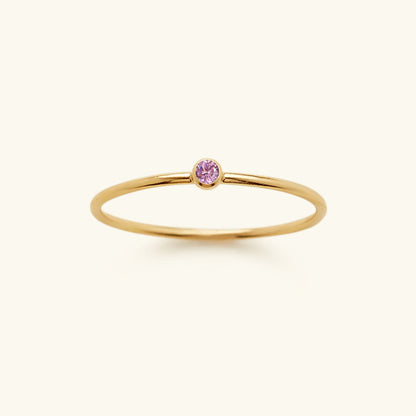 Geboortesteen Ring Zirkonia Celestia