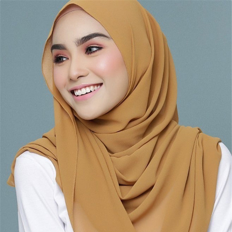 Zachte Chiffon Hoofddoek Luxe Hijab voor Vrouwen - Mode Vibes