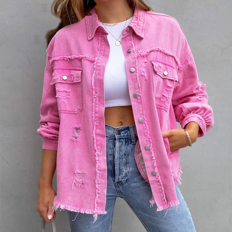Teksas Jas voor Vrouw Babette Stijl - Mode Vibes