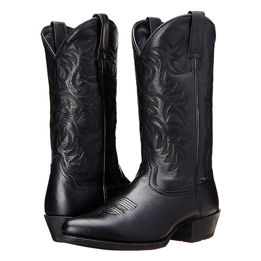 Olivie | Zwarte Cowboylaarzen – Duurzaam, Comfortabel & Stijlvol 0