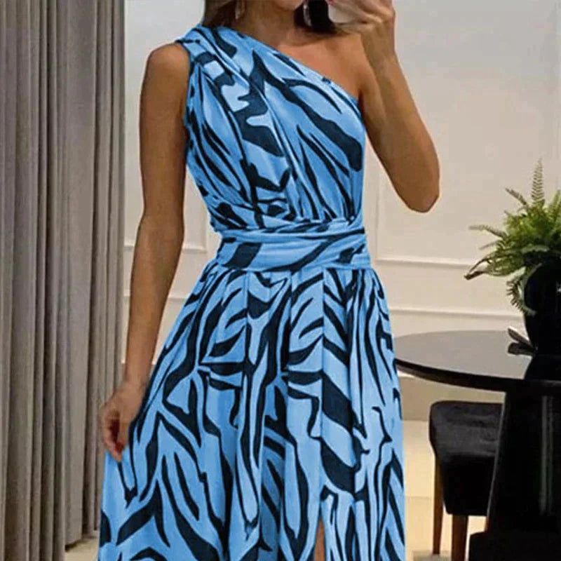 Jurk met Print Vrouwelijke Zomerjurk Modieus