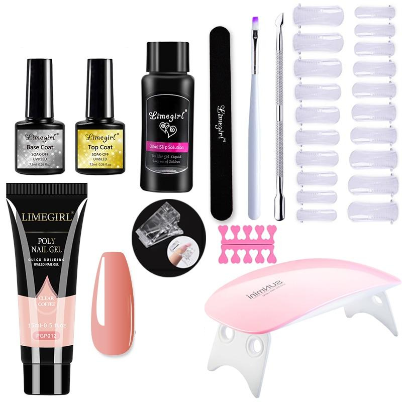 Polygel Nagel Set Zelf Aanbrengen Met Alle Benodigdheden Inclusief