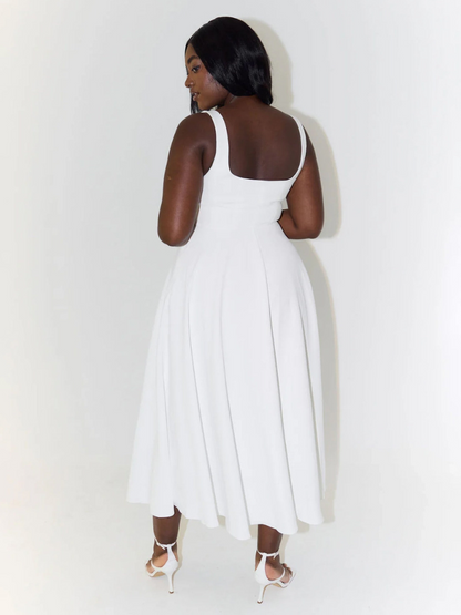Dames Midi-jurk Elegant Italiaanse Stijl