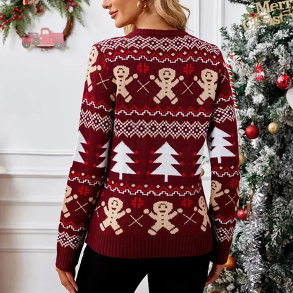 Vrouwen Trui Festieve Brei Gezellige Winterstijl