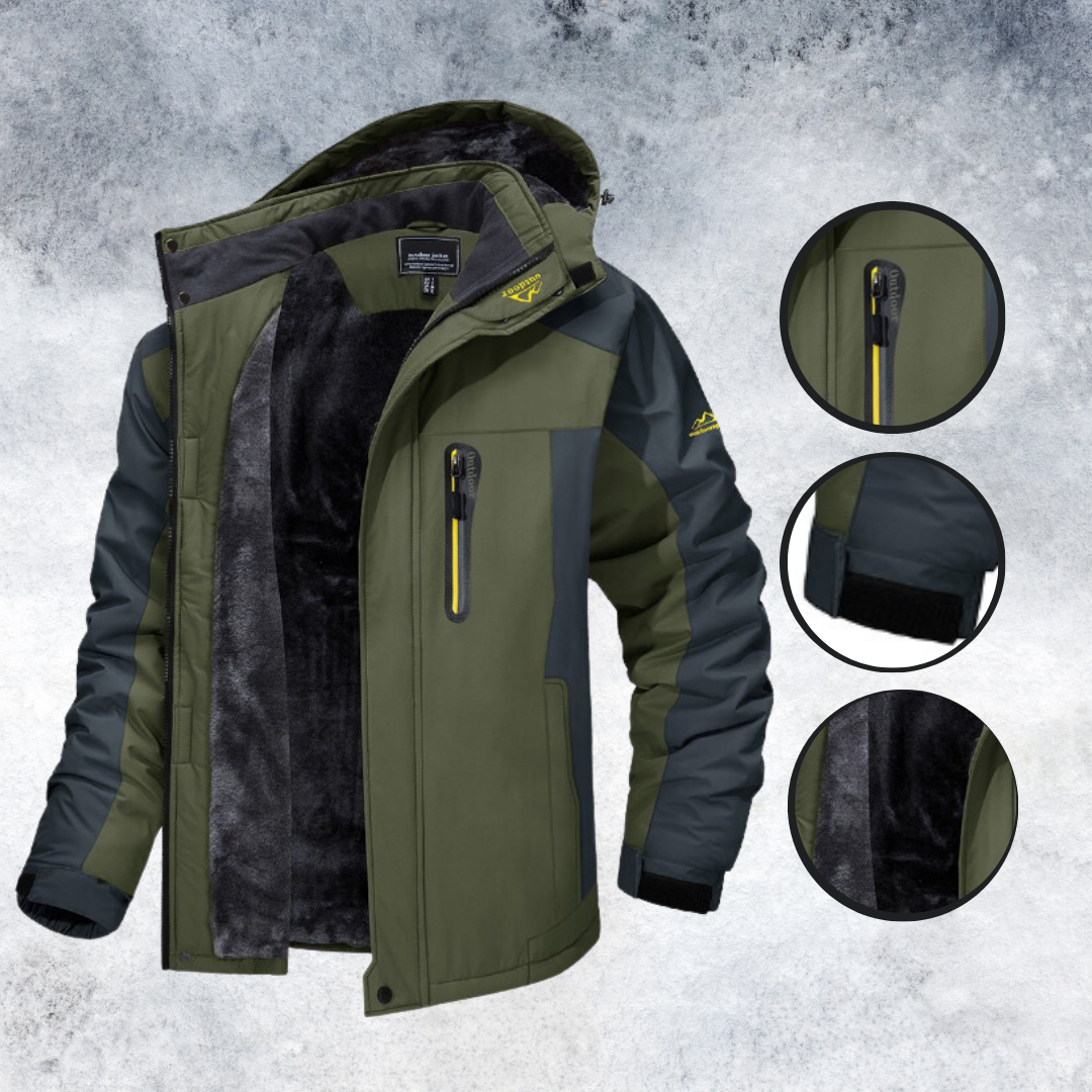 Waterdichte Outdoor Jas Atlas Warm en Comfortabel - Mode Vibes
