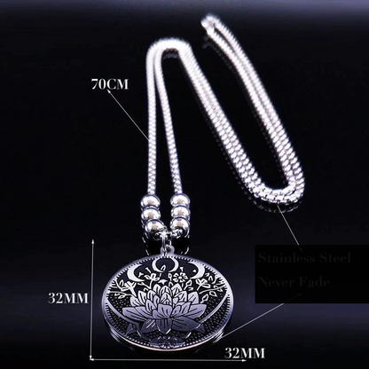 Triumph Ketting met Lotusbloem Elegant Zilver