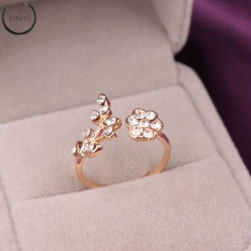Bloemen Ring Schattig Bloemendesign voor Vrouw