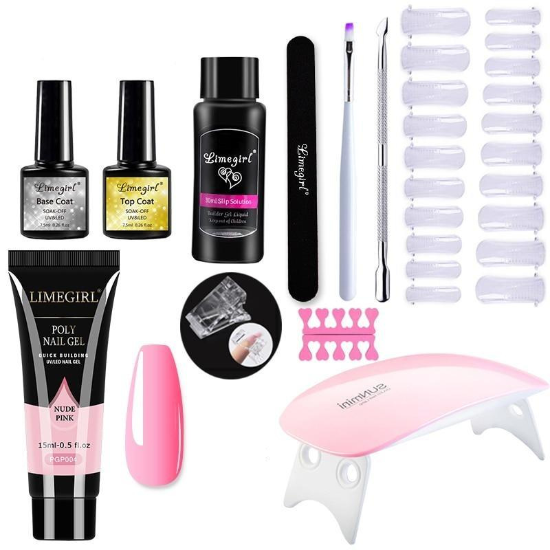 Polygel Nagel Set Zelf Aanbrengen Met Alle Benodigdheden Inclusief