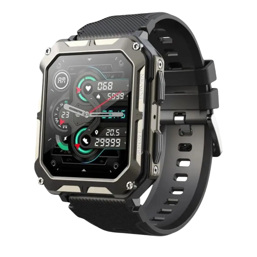 Smartwatch met Hartslagmeter en Stappenteller Robuust - Mode Vibes