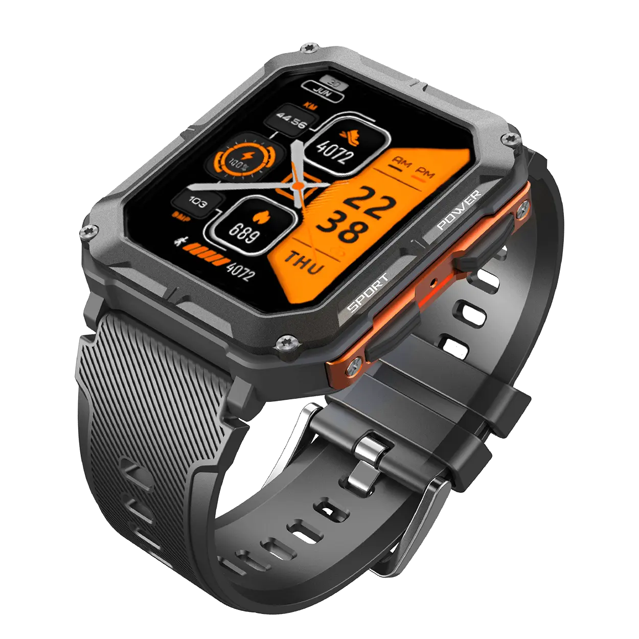 Smartwatch met Hartslagmeter en Stappenteller Robuust