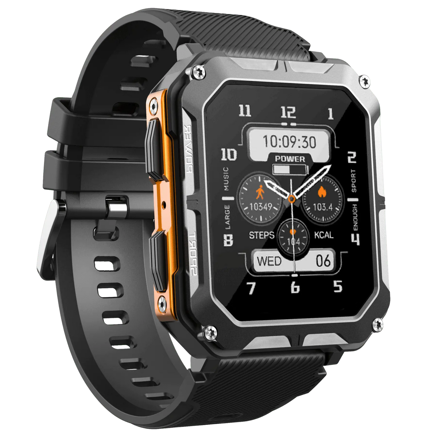 Smartwatch met Hartslagmeter en Stappenteller Robuust