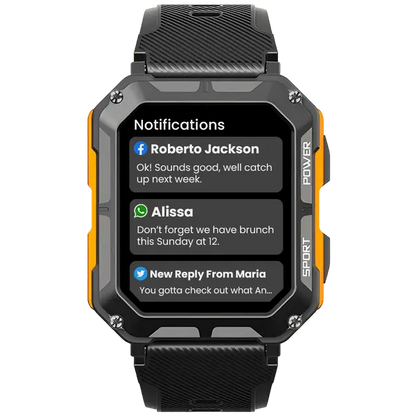 Smartwatch met Hartslagmeter en Stappenteller Robuust