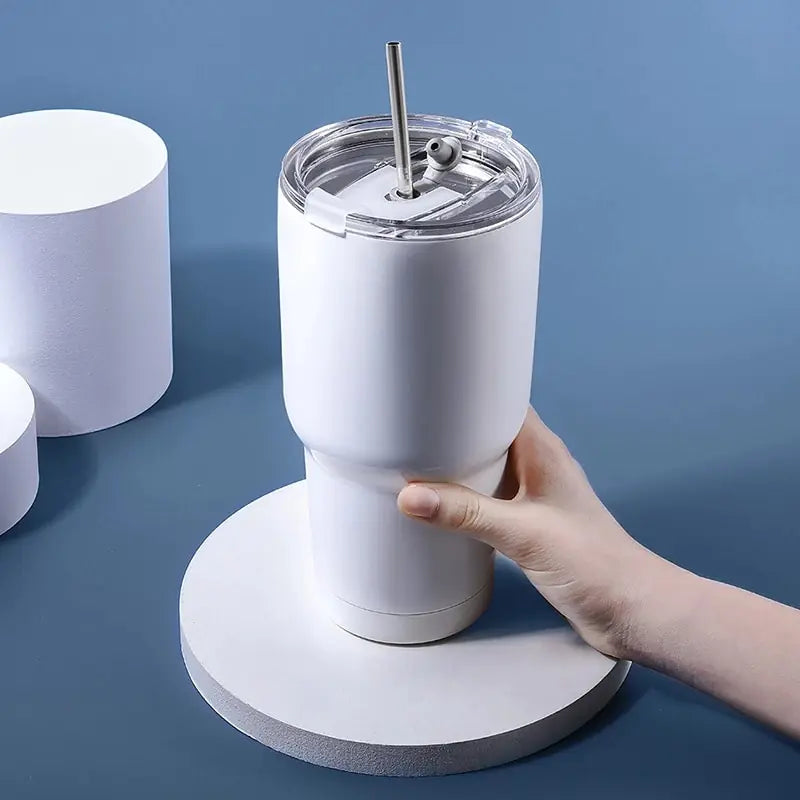 Thermosbeker met Schuifdeksel Isolatie Becher - Mode Vibes