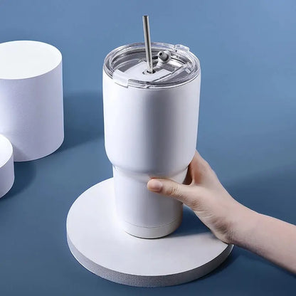 Thermosbeker met Schuifdeksel Isolatie Becher - Mode Vibes