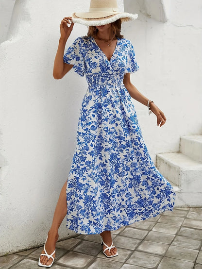 BohoChic Essence Verleidelijke V-hals Bohemian Jurk