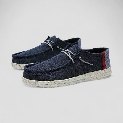 Orthopedische katoenen instappers voor heren, lichtgewicht geweven 1