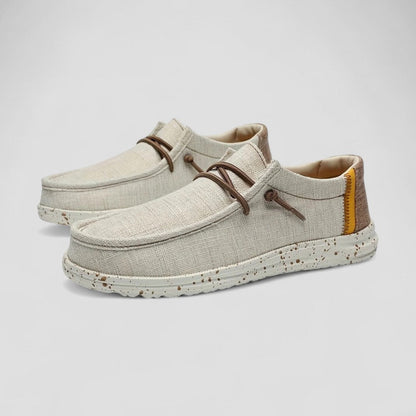 Orthopedische katoenen instappers voor heren, lichtgewicht geweven 5