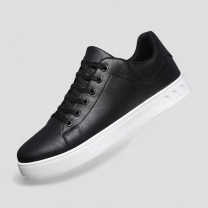 Orthopedische leren sneakers voor heren met casual comfort 0