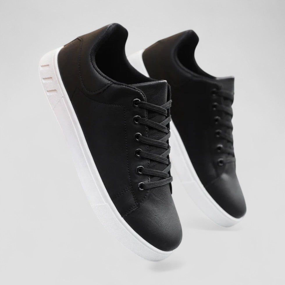 Orthopedische leren sneakers voor heren met casual comfort 2