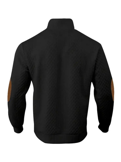 Heren Outdoor Trui Gebreid met Patches Logan