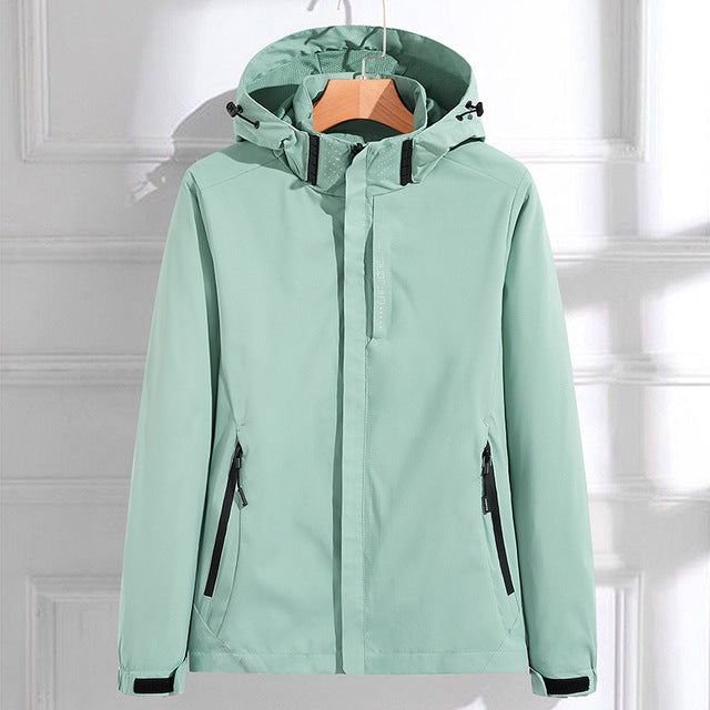 Womens Regenjas Elegante Waterdichte Jas - Mode Vibes