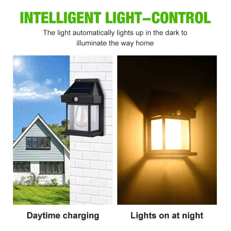 Zonne-Energie Wandlamp Solaris Duurzaam Waterdicht