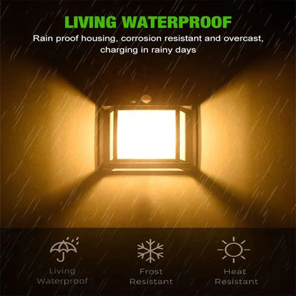 Zonne-Energie Wandlamp Solaris Duurzaam Waterdicht