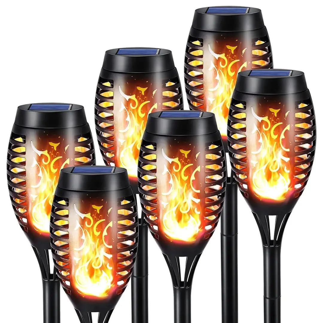 Zonne-energie LED Fakkels SolarFlame Waterdicht - Mode Vibes