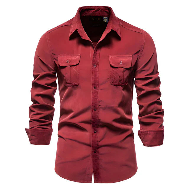Mannen Overhemd Button Down Klassieke Stijl - Mode Vibes