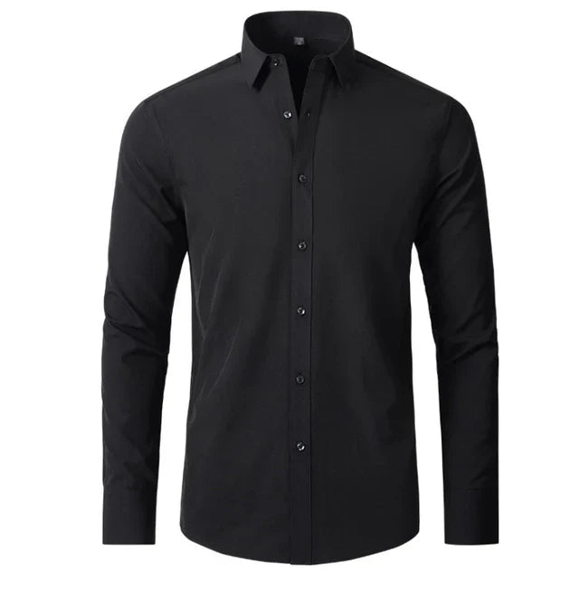 Elastisch Overhemd Heren Kreukvrij Comfortabel - Mode Vibes