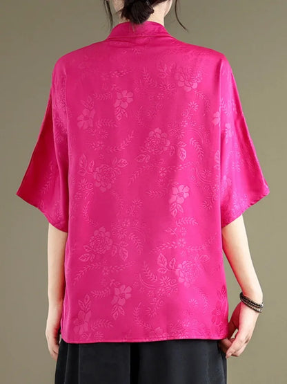 Zomerse Elegantie Bloemen Blouse