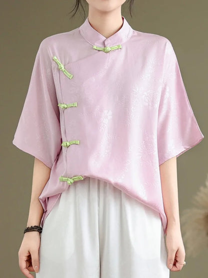 Zomerse Elegantie Bloemen Blouse