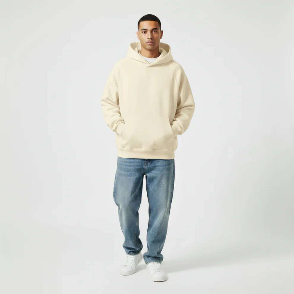 Oversized hoodie voor heren, minimalistische streetwear – heren 8