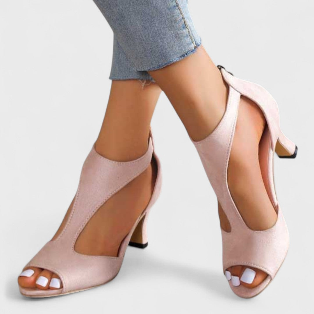 Dames Orthopedische Sandalen Met Hak Comfortabele Pasvorm - Mode Vibes
