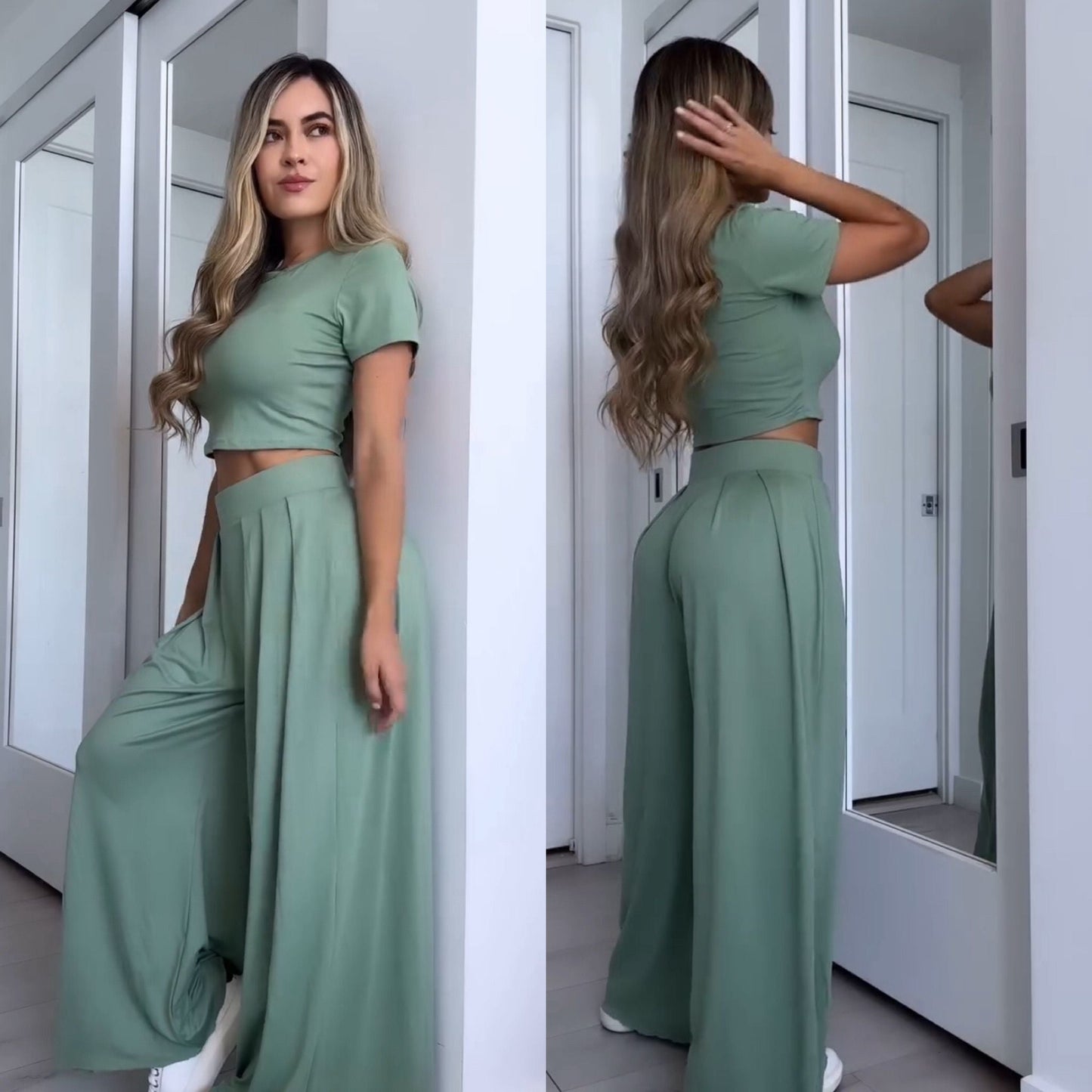 Dames Set Lichtgewicht Elegant Comfortabel - Mode Vibes
