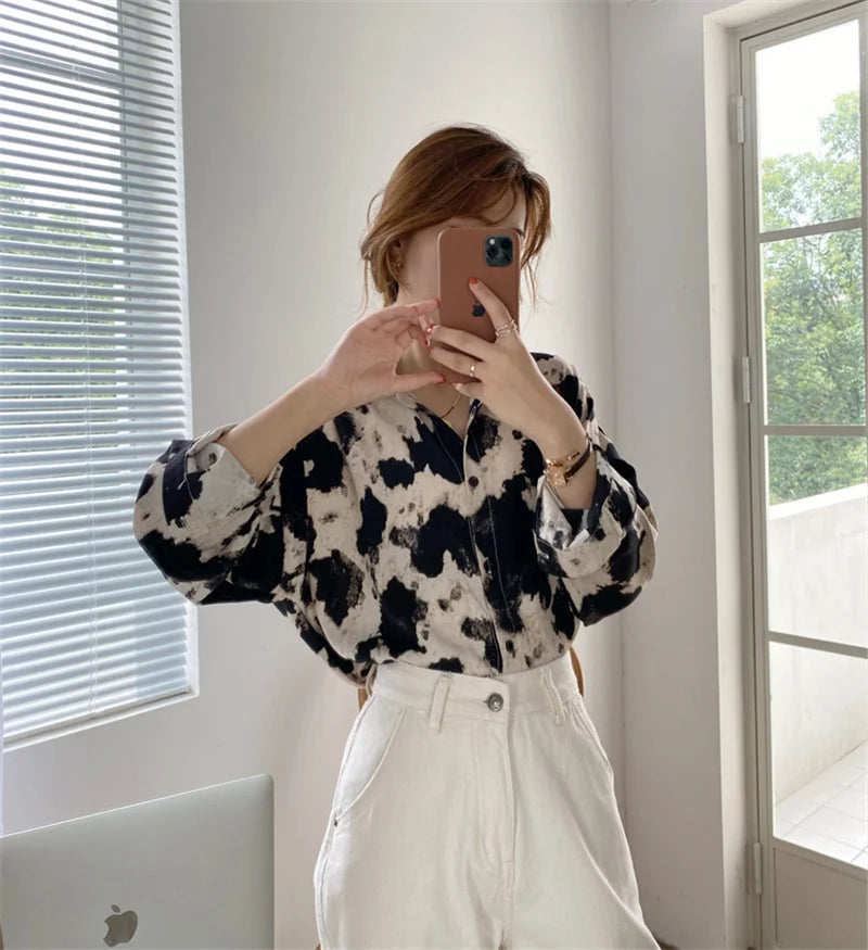 Feline Chic Luipaard Blouse