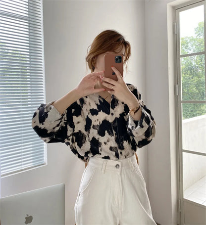 Feline Chic Luipaard Blouse