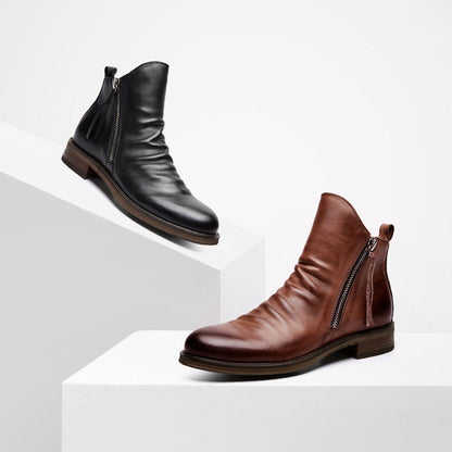 Leren Chelsea Boots Klassiek Design voor Mannen