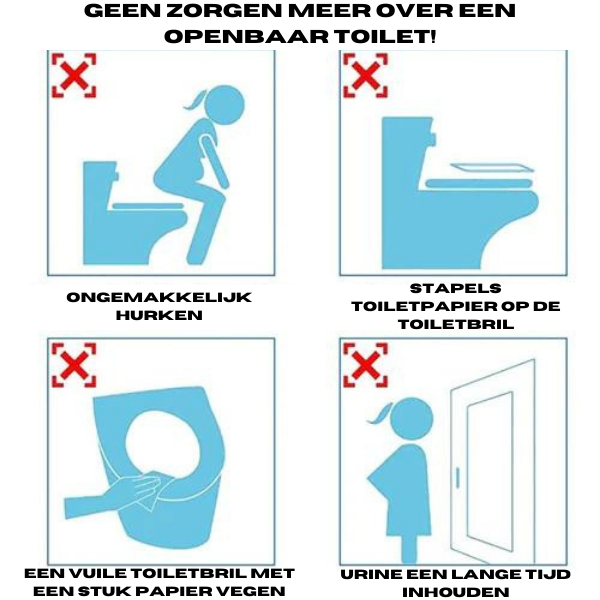 Toiletbril Hoes Wegwerp Hygiënisch Beschermhoes