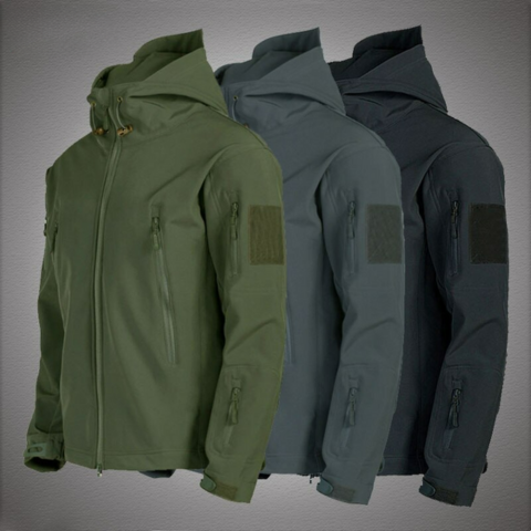 Militaire Outdoorjas voor Mannen Waterdicht en Warm - Mode Vibes