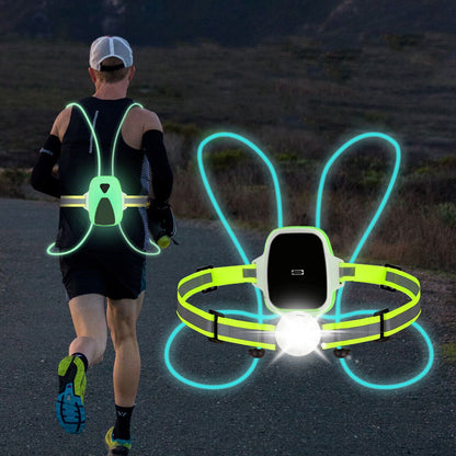 Reflecterend Hardloopvest LED Veiligheidsvest voor Avondrennen - Mode Vibes
