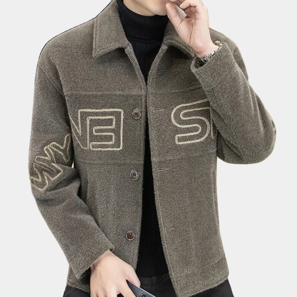 Herenjas Luxe Leren Jack met Tijdloos Design
