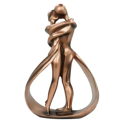 Kunststof Beeldje Omarmende Figuren Decoratie