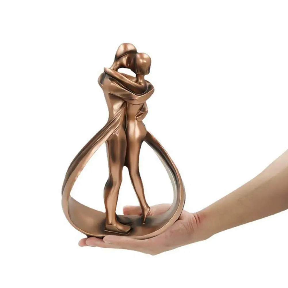 Kunststof Beeldje Omarmende Figuren Decoratie