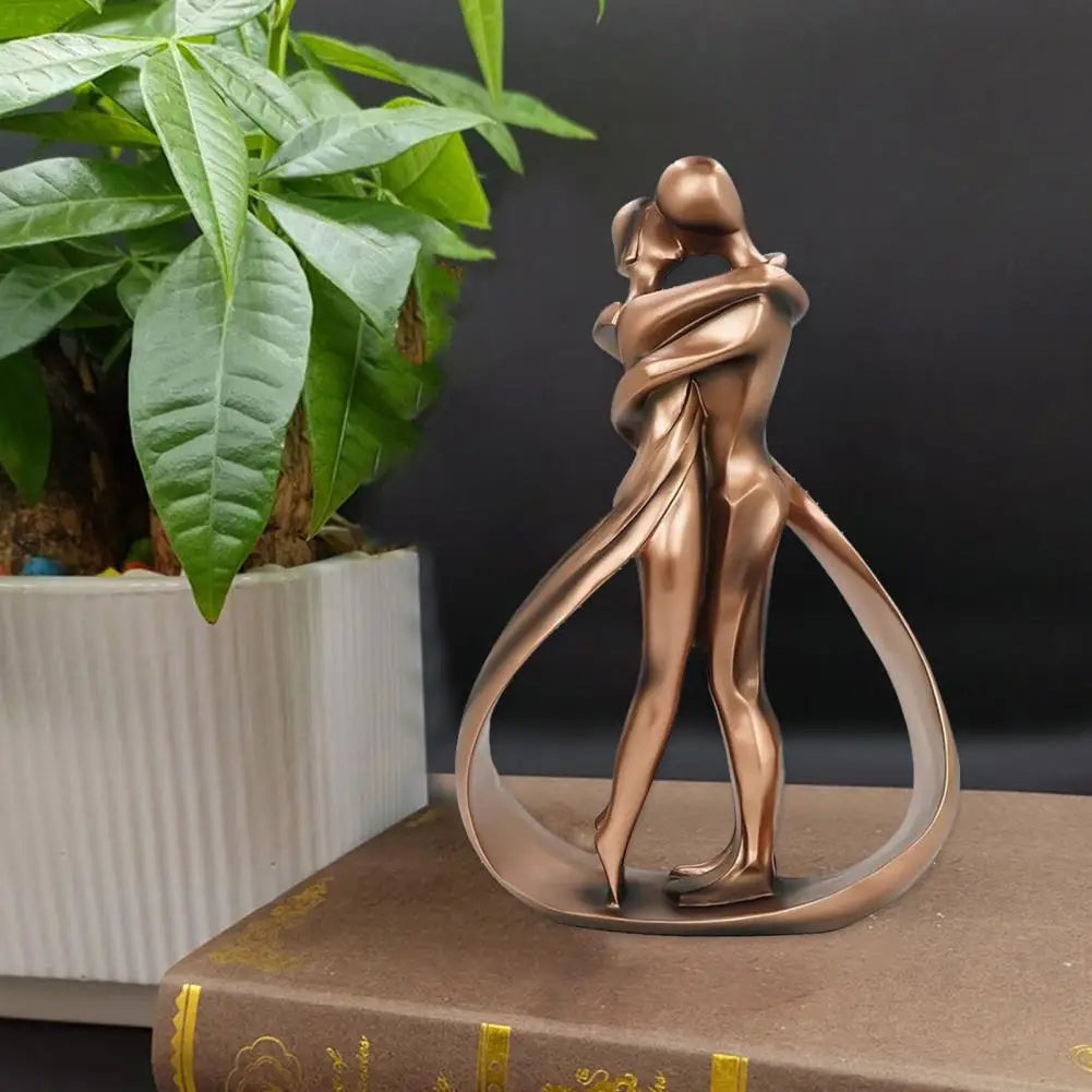 Kunststof Beeldje Omarmende Figuren Decoratie - Mode Vibes