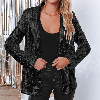 Paillette Glamour Dames Blazer | Lichtgewicht en Elegant 7