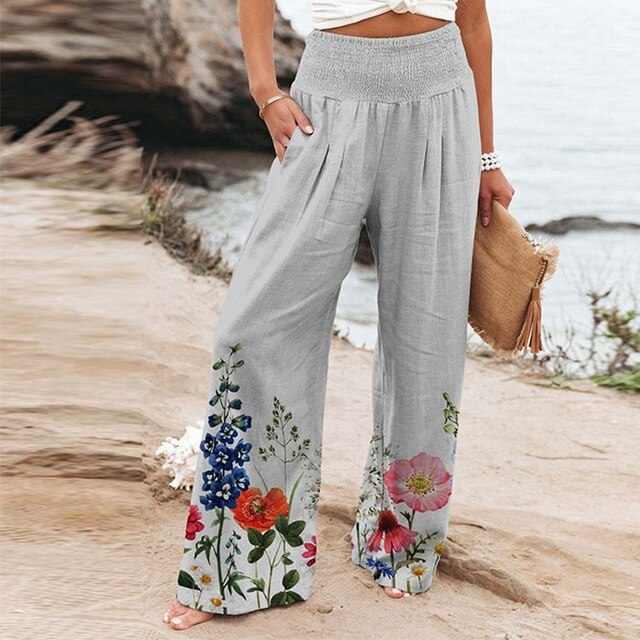 Vrouwelijke Zomerbroek Stijlvol en Comfortabel - Mode Vibes