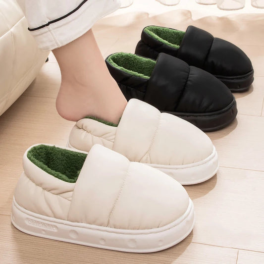 Christian | Warme en comfortabele antislip winterslippers
